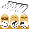 Chunful 6 Pack Wall Mounted Boots Rack Metal Wader Hanger