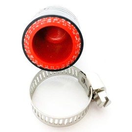 Bekelan 3/4" (19mm) Black High Temperature 3-ply Reinforced Silicone Coolant Cap With Clamp (Coolant/Water/Air. Turbo Bypass Valve/Vacuum/Throttle Body Water Port/Heater Core/Fix Leak)