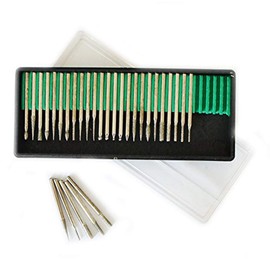 HAND ® Diamond Coated Replacement Engraving Heads for Mandrel Rotary Tool - Set of 30