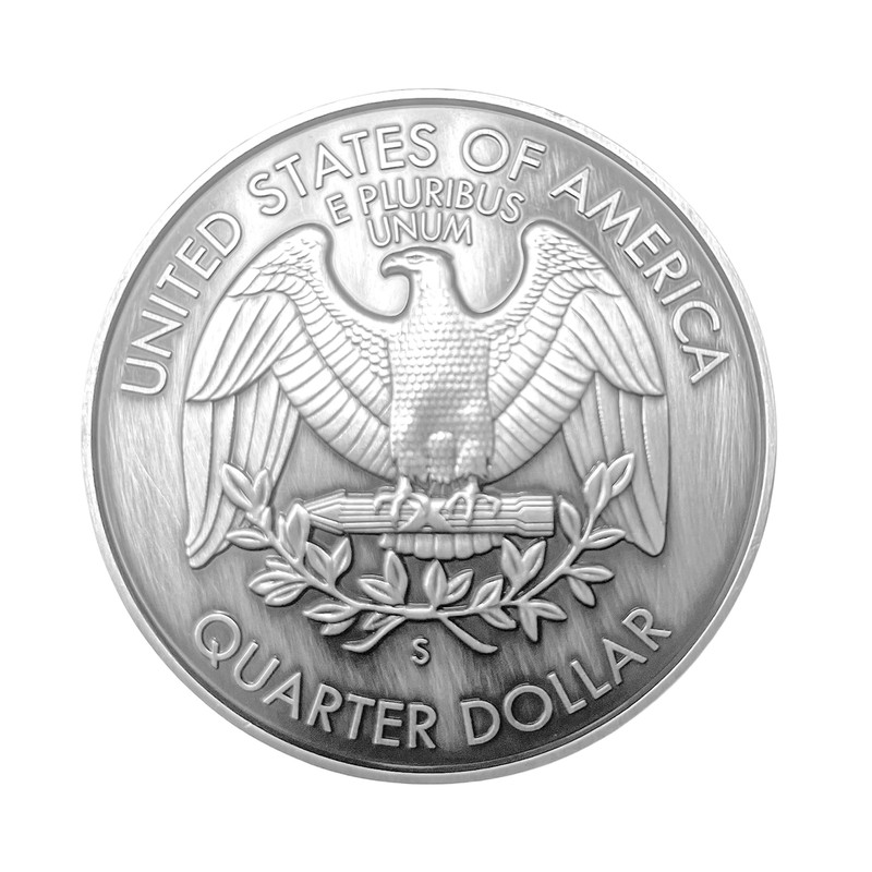 Giant Quarter Coin | Jumbo Quarter | Huge Quarter Prop