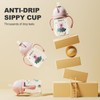 Oberni Tritan Sippy cups, No Spill Toddler Water Bottle with