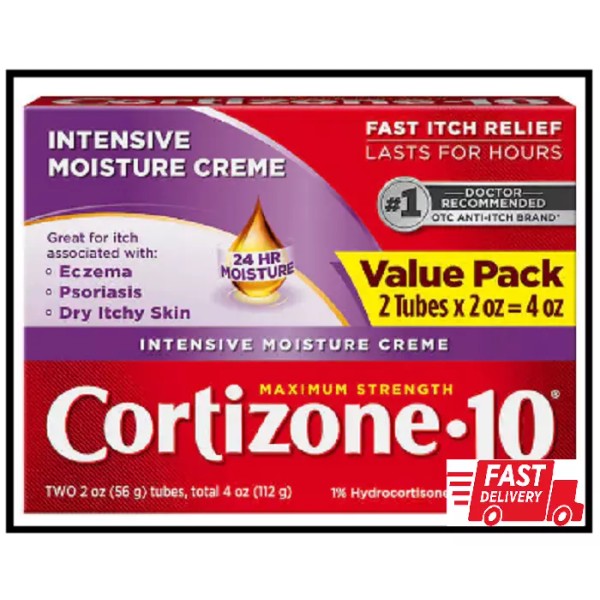 Unbranded Cortizone-10 Intensive Healing Anti-Itch Creme, 4 Ounces