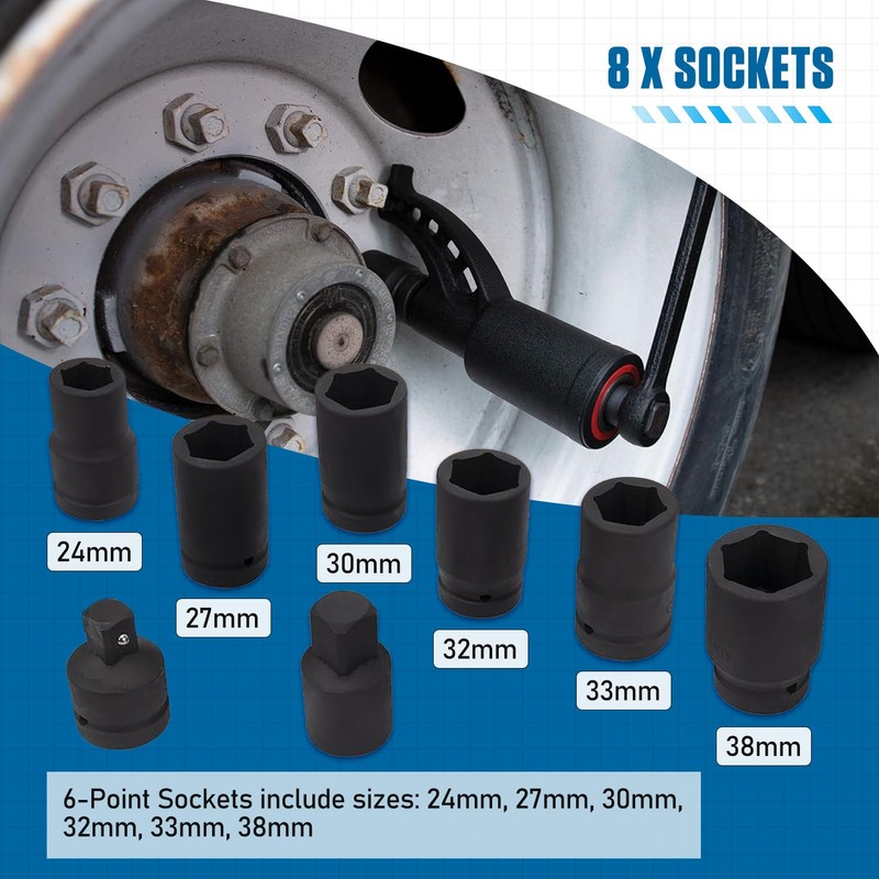Heavy Duty Torque Multiplier Wrench Set - 1:64 Torque Wrench