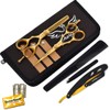 Professional 5.5 inch Hair Cutting Scissors Thinning Shears Set Sharpend