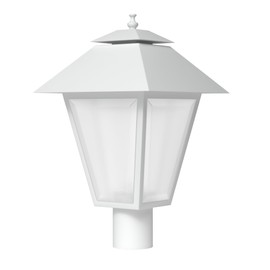 KastLite Outdoor Post Light Fixture, Fits 3" Lamp Post Outdoor Lighting - Anti-Rust Waterproof Lantern Pole Light, E26 Base - Yard Pathway Driveway Patio Deck Fence & Street Lighting