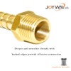 Joywayus Brass Hose Fittings,3/8" Hose ID x 1/8" Male NPT