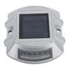 Solar Deck Lights Silver Aluminium Alloy High Brightness LED Solar