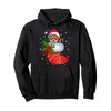 Red Panda In Christmas Socks Santa Claus Lights Xmas Pullover