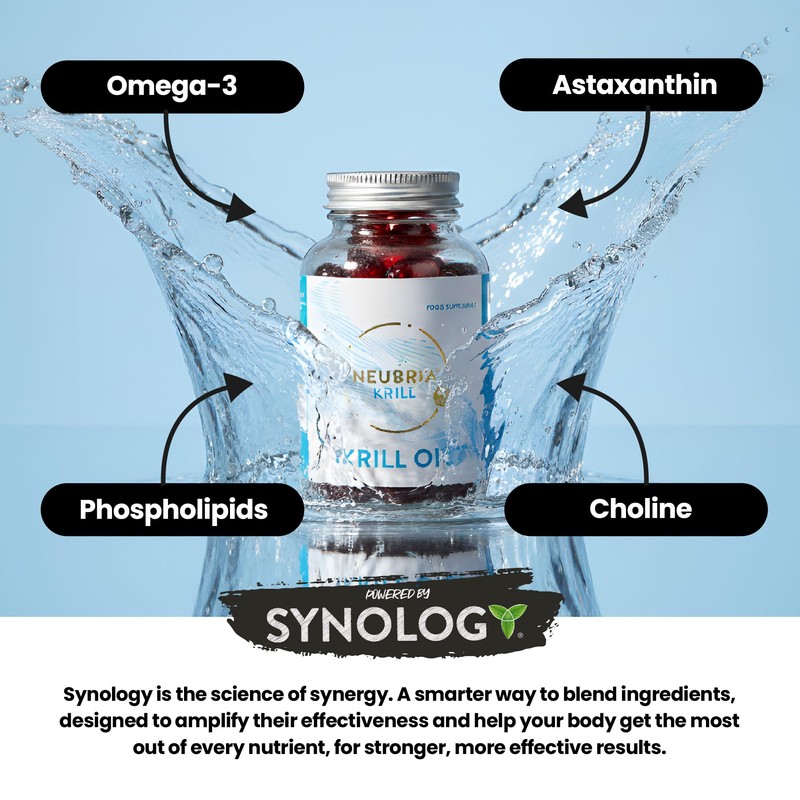 Neubria Krill Oil Omega-3 Capsules High Strength 1000mg | EPA