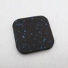 EMSea 6Pcs Treadmill Mats High Density Thickened Black Blue Dot
