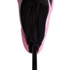 Andux Golf Schlägerkopfhüllen Holzkopfhüllen 460CC Driver Reißverschluss 3 Stück Schwarz/Rosa