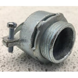 Bridgeport 657 BRIDGEPORT 1 INCH TWO SCREW STEEL CONNECTOR FOR FLEXIBLE METAL CONDUIT