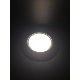 Pactrade Marine RV Boat Pontoon Red Green Blue White LED Courtesy Ceiling Light White Plastic Housing Glare Free Illumination Lens Energy Saving12V DC (Spring Flush Mount)