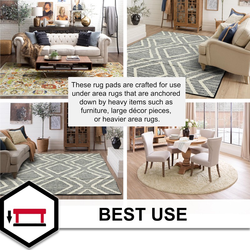 Mohawk Home 5' x 7' 1/4" Rug Pad 100% Felt