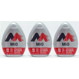 Mio 3x Mio STRAWBERRY WATERMELON Liquid Water Enhancer Drink Mix 72 SERVINGS TOTAL