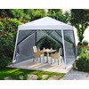 MASTERCANOPY Pop Up Gazebo Canopy with Mosquito Netting (10x10, White)