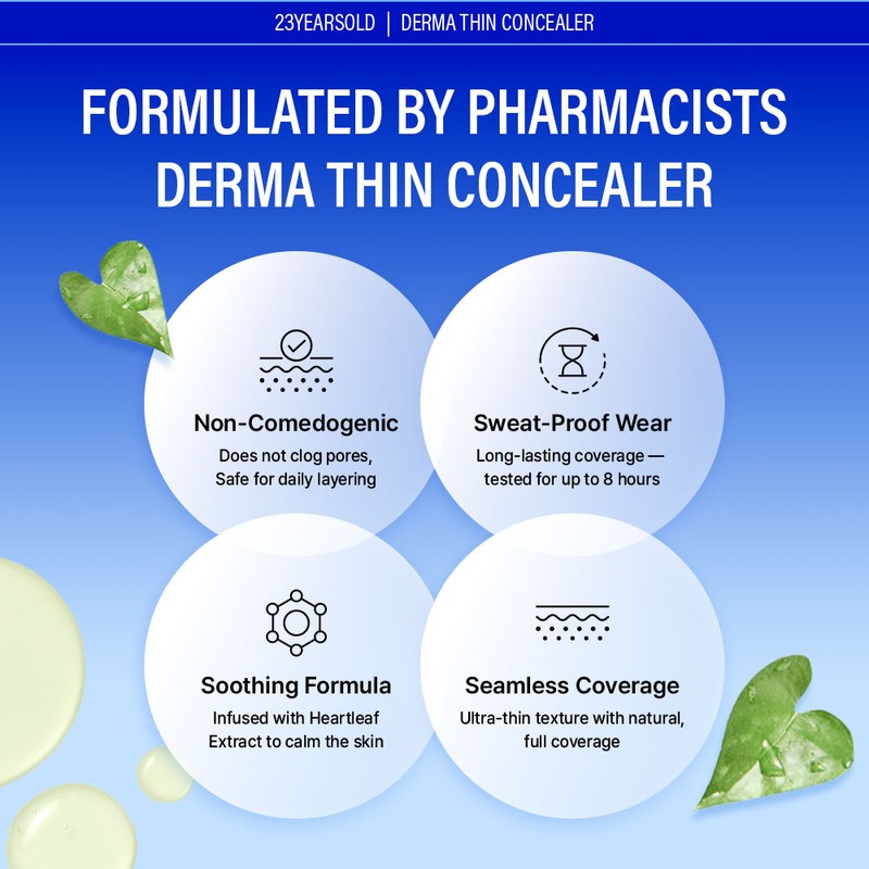 23YEARSOLD [23YEARSOLD]Derma Thin Concealer (9 colors)