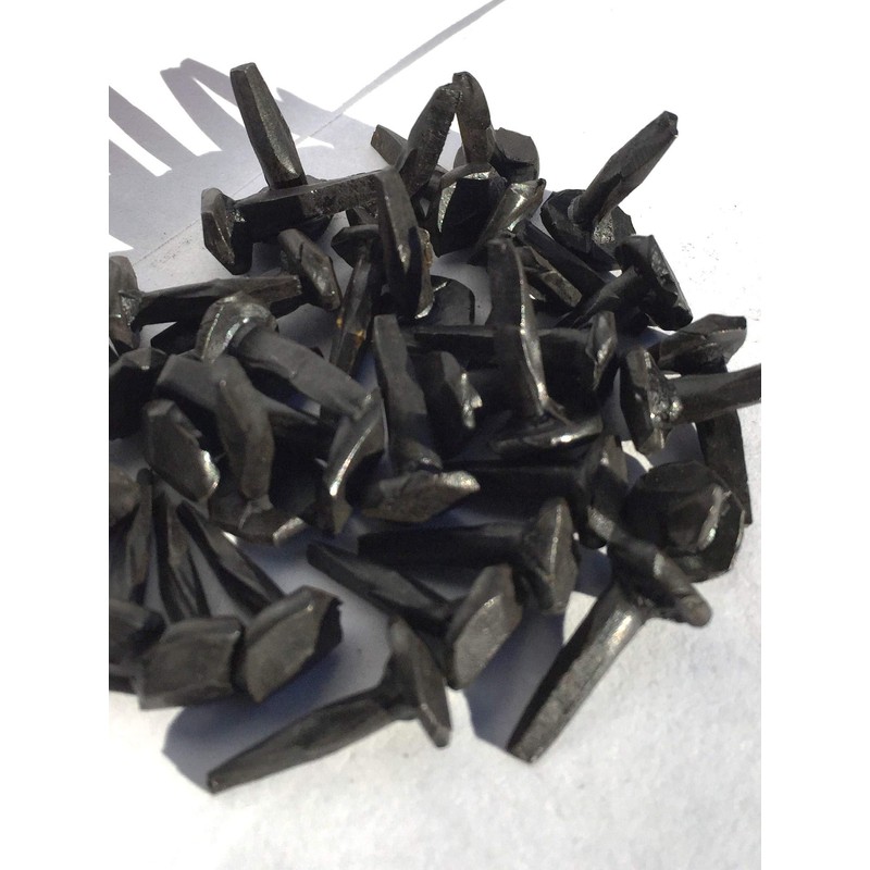 (50) 5/8" Steel Decorative Wrought Head Nails with Black Oxide