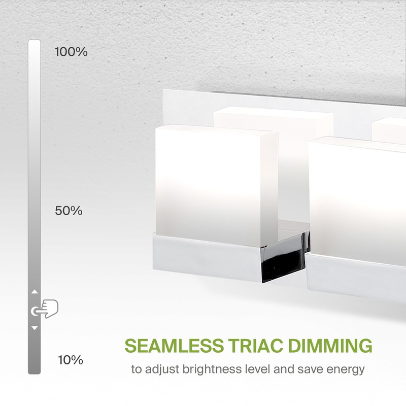 ASD 4 Light 24 Inch LED Bathroom Vanity Light -