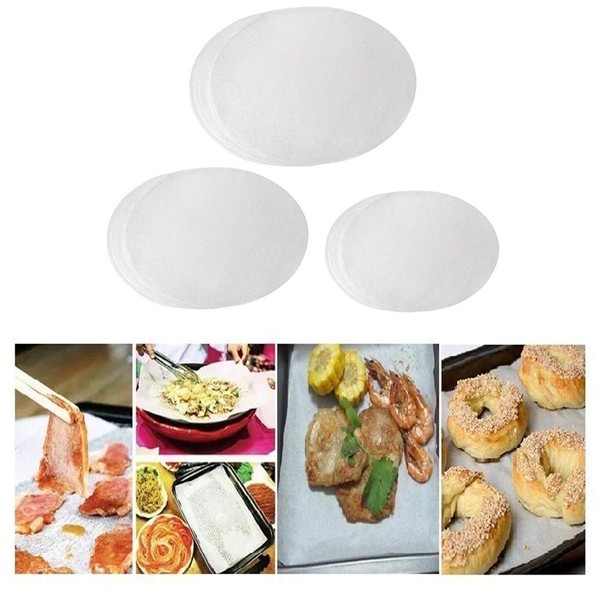 Parchment Paper Baking Circles Set - 4 inch, 7 inch,