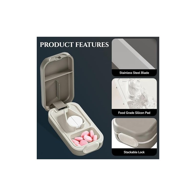 Professional Pill Cutter for Small & Large Pills - Cutting
