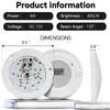 Obeaming 4.5'' 3CCT RV Interior Ceiling Lights 3000K/4500K/6000K Switchable with