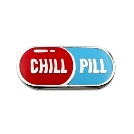 Chill Pill Enamel Lapel Pin