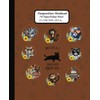  Composition Notebook: Purr-fectly Whimsical Feline, Notepad - Cats Series Vol 3. College Ruled Writing Journal for School, College, Work, Students, Cat lovers, Adults & Teens