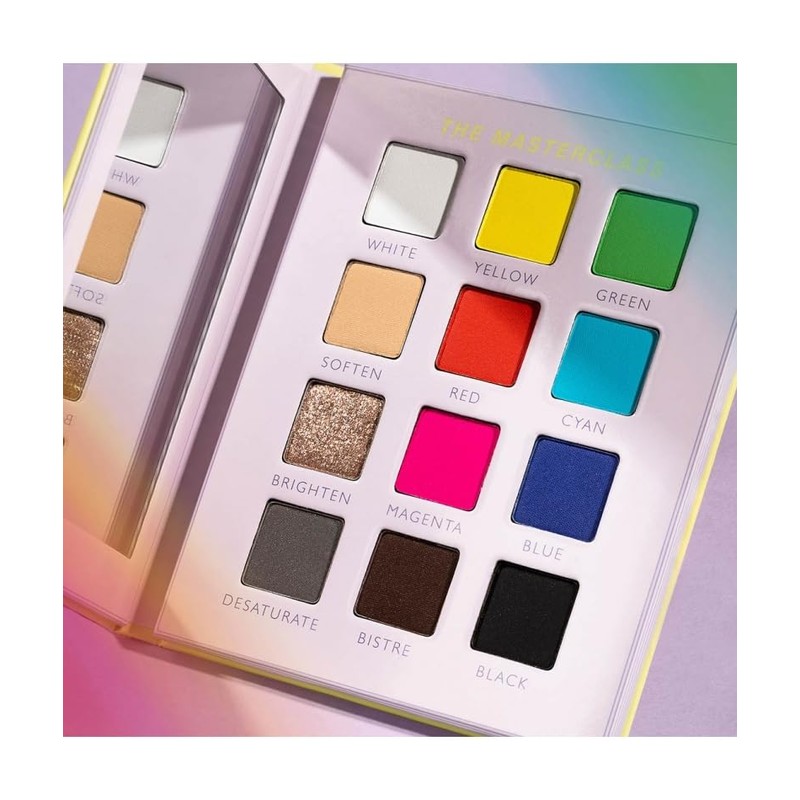 Neve Cosmetics ArtDiary Palette, 12 Pressed Pigments for Each Colour