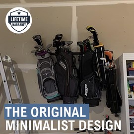 StoreYourBoard BLAT 4 Golf Bag Wall Mount | Home & Garage Storage Hooks | Golf Bag Holder | Heavy-Duty Wall Mount Organizer for Golf Bags & Accessories