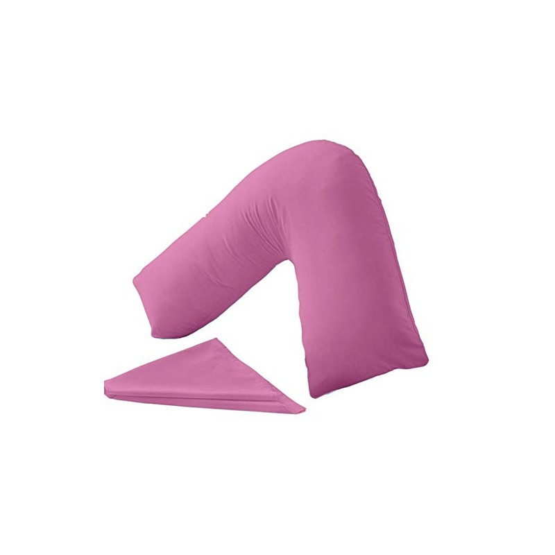 Buzzbuy V shaped pillowcase cover, 100% Poly-cotton Back & Neck