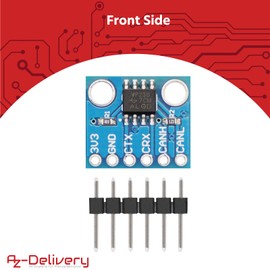 AZDelivery 1 X CAN-BUS TRANSCEIVER BREAKOUT BOARD - High Speed Physical Layer VP230 ISO 11898-2 Standard Compliant