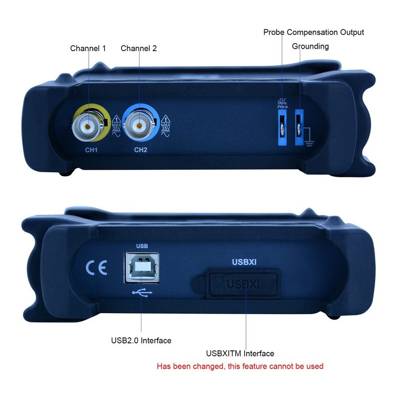 Hantek Laptop PC USB Digital Storage Virtual Oscilloscope 2 Channels