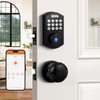 Probrico Smart Keyless Entry Door Lock with Knob Set, Fingerprint