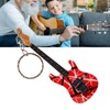 Guitar Keychain Portable Cute Mini Guitar Pendant Key Chain Ring