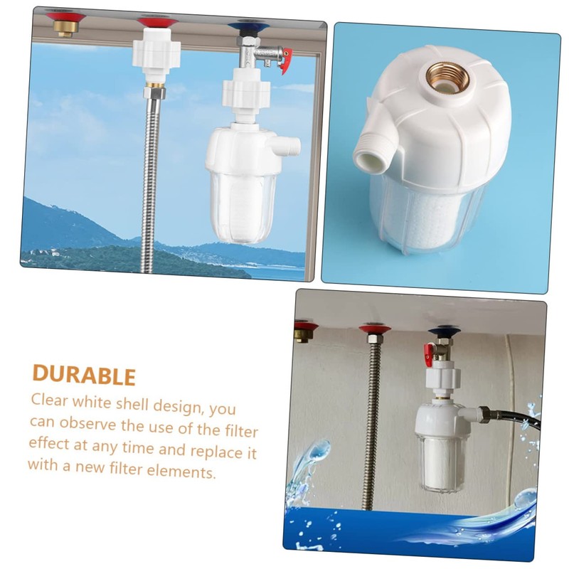TEHAUX Water Heater Filter Under Sink Water Purifier Plastic Filter
