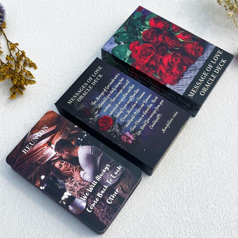 DPEHAKMK Message of Love Oracle Cards, Oracle Cards for Beginners,