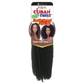 SHAKE-N-GO Cuban Twist Braid 12" (TWO-TONE MEDIUM AUBURN T30)