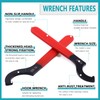 Cimeton 4Pcs Heavy Duty Carbon Steel Coilover Adjustment Spanner Wrench