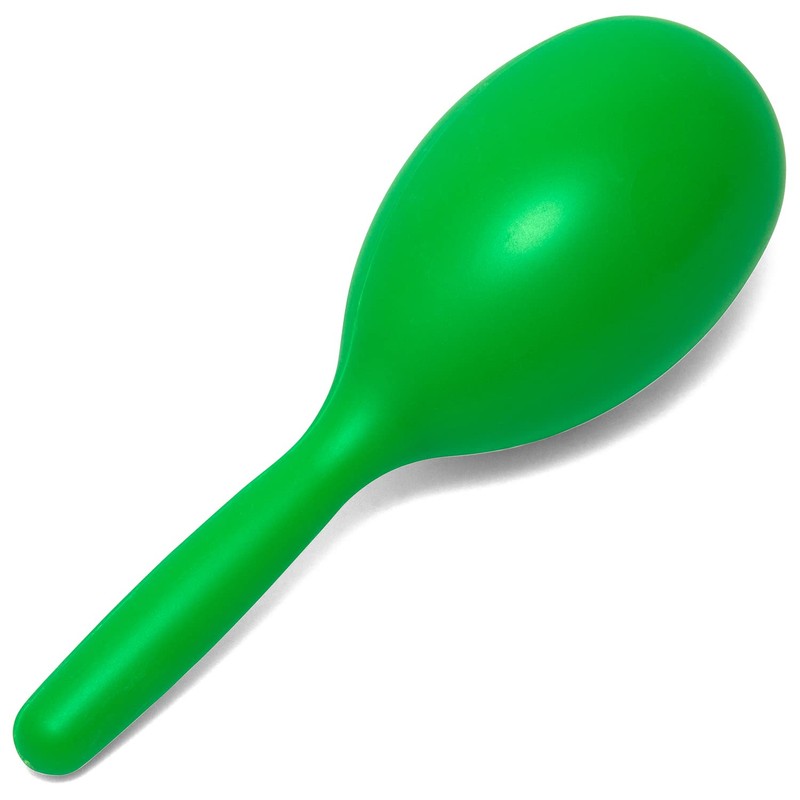 Tiger Full Size Plastic Maracas - Green Pair