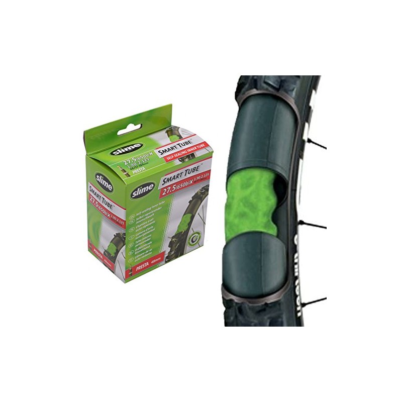 Slime Smart Tube 27.5" X 1.90-2.1 Self Healing Mountain Bike