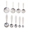 Farberware Pro Stainless Steel Measuring Cup and Spoon Set, 9-Piece