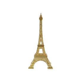Allgala 6" Eiffel Tower Statue Decor Alloy Metal, Gold