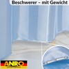 ANRO Shower Curtain Bath Curtain Shower Curtains Washable with Shower