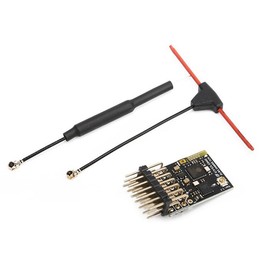 Iegefirm ELRS 2.4G 7CH PWM Receiver ExpressLRS RX 2400RX PWM/CRSF Protocol for RC FPV Drone Fixed Wing Quadcopter, Curved Durable