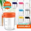CGHWBEA Overnight Oats Container - Yogurt Oatmeal Glass Canning with
