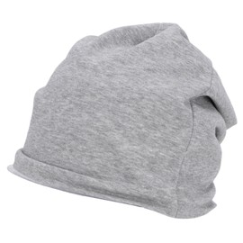 EMF Hat Cotton Beanie Slouch EMF Protection Beanie Hat Fashion Accessory for Men Women Light Gray