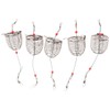 5 pcs Fishing Bait Cage Trap Basket Feeder Holder Catfishing