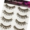 Vivis 5 Pairs Natural Look Lashes Handmade False Eyelashes Wispy