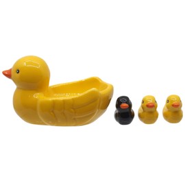Sunart Funny Goods Bath Series Chopsticks Rest Set, Rubber Duck SAN3296